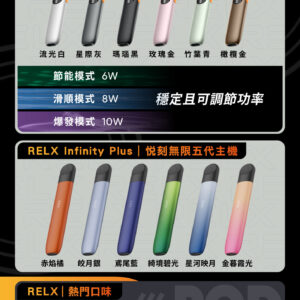 Relx主機六代 悅刻 RELX Infinity 2 無限六代 Infinity Pro 2 Relx 6pro